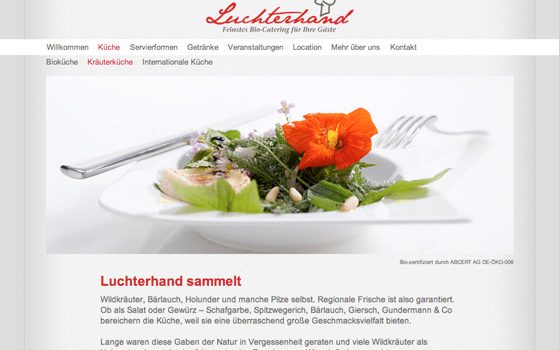 HTML/CSS | Website Luchterhand