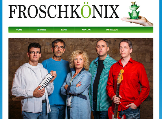 WordPress CMS | Website Froschkönix